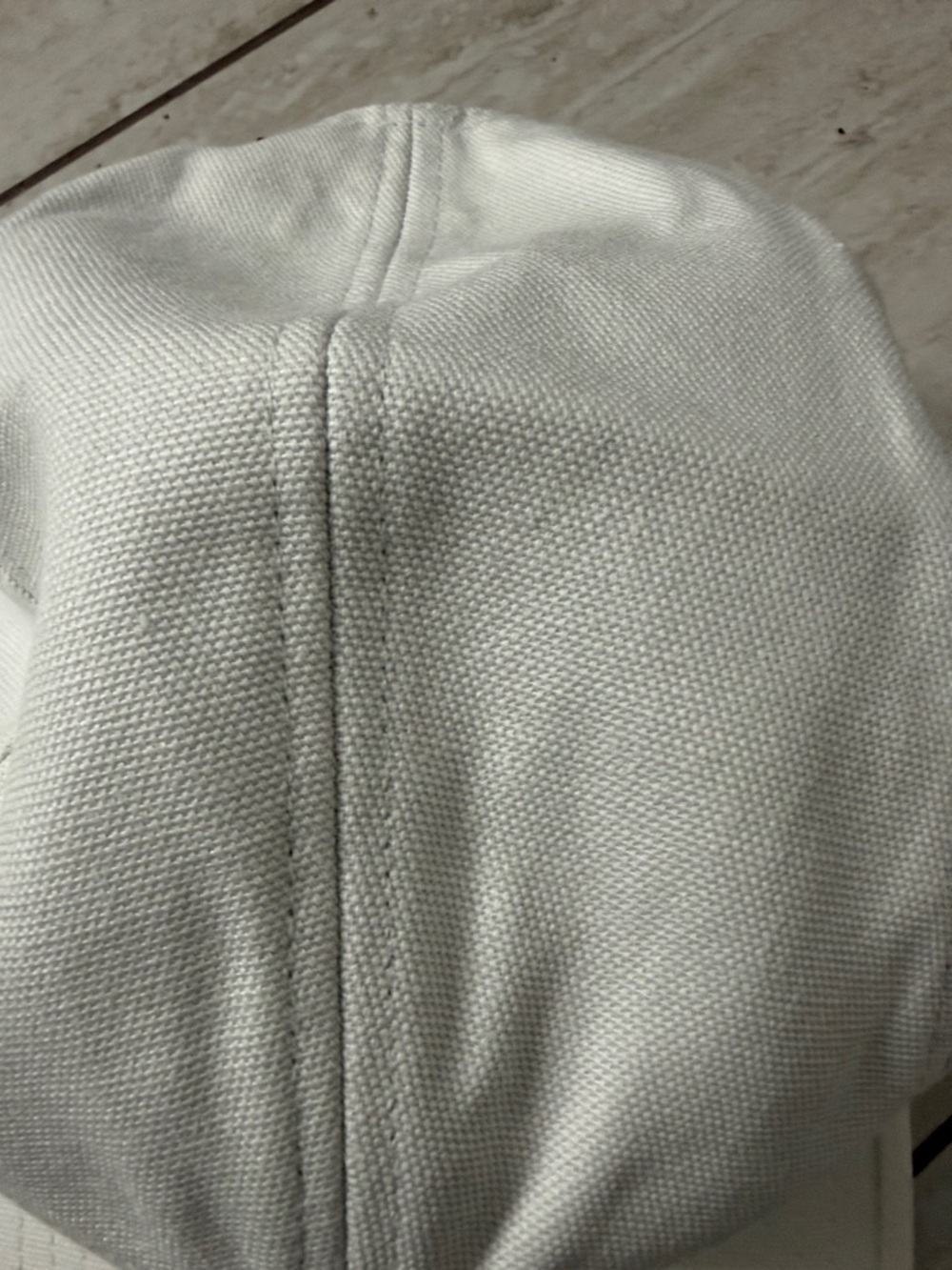 Carhartt White Canvas Five-Panel Hat with Gold Logo Patch..nwt ..authentic - Picture 8 of 8